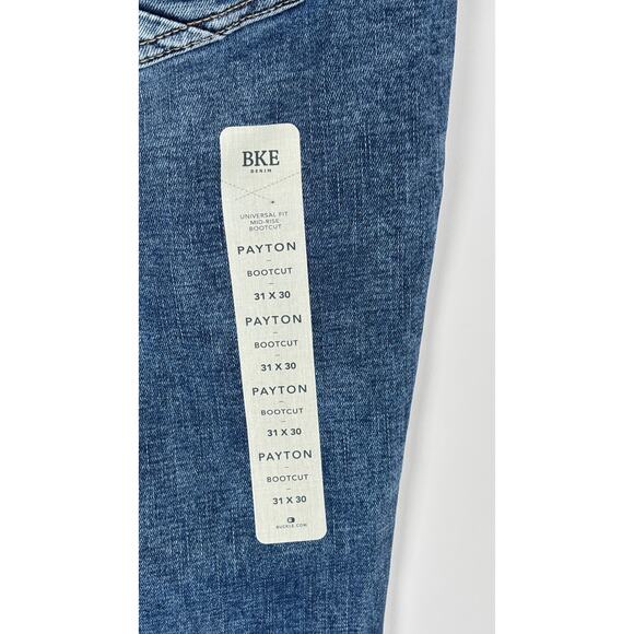 BKE Womens Payton Bootcut Stretch Jeans Mid Rise Size 31 x 30 Short New Denim - Picture 9 of 10